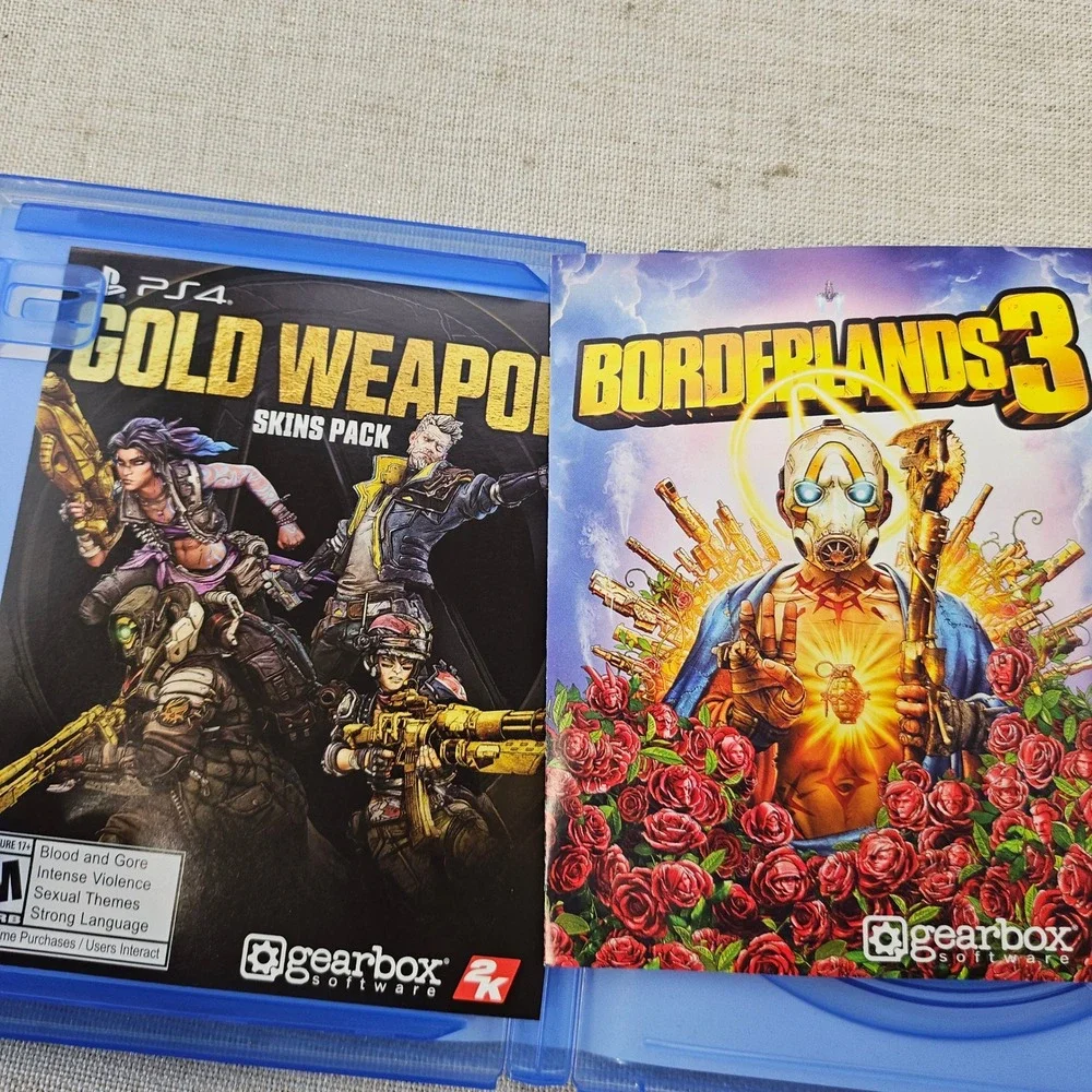 Sony PlayStation Case Lot Borderlands 3 PS4 ChoroQ PS2 Cases Only NO DISC